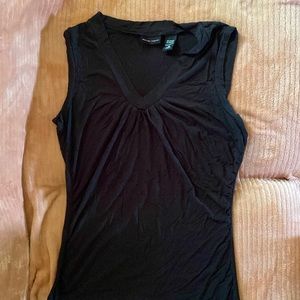 NY & Company black stretch sleeveless top. Size M. Good used condition